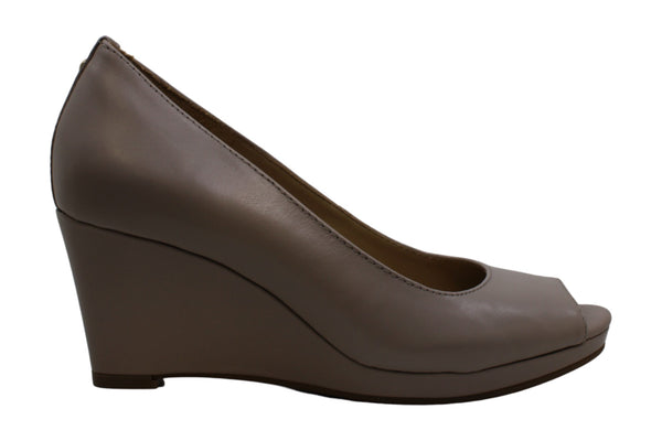 Naturalizer Womens Olivia Leather Peep Toe Casual Platform Sandals Size 6