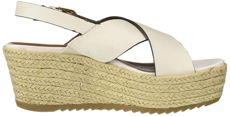 Naturalizer Women's Shoes Oak Leather Peep Toe Casual Platform Sandals Size 10