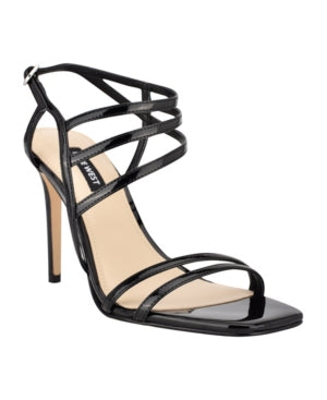 Nine West Women Zana Strappy Evening Dress Sandals Size 8.5M Pair of Shoes