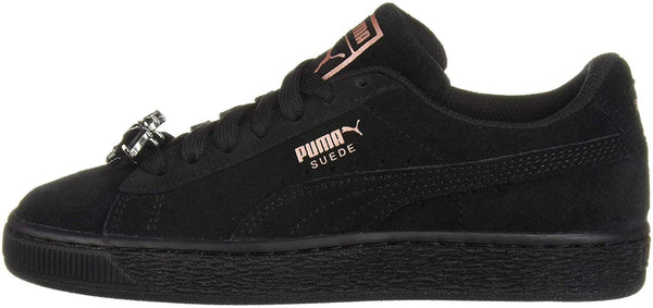 PUMA unisex-child Suede Jewel Kids Sneaker Size 5.5 Big Kid