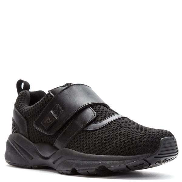 Propet Black Stability X Strap Sneaker Size 10 EEEE