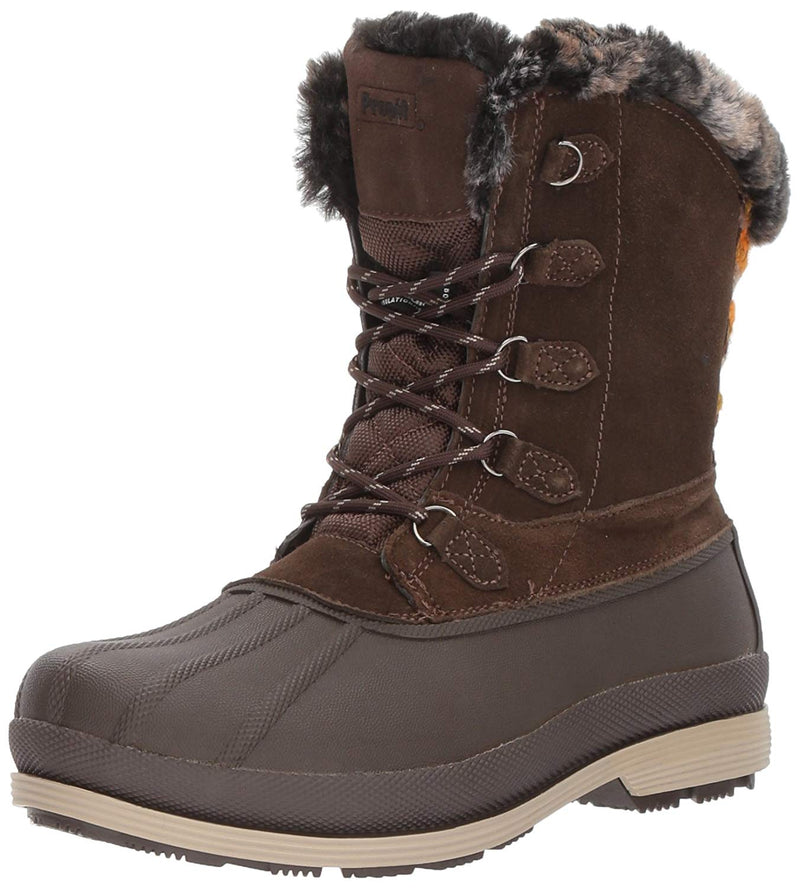 Propét Women's Lumi Tall Lace Snow Boot Size 7 2E US