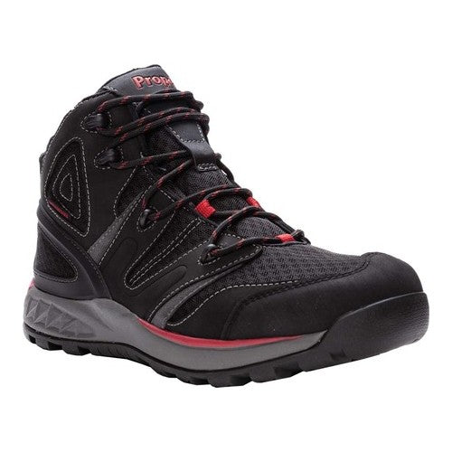 Propet Veymont Hiking Boot in Black/Red , Size 9.5