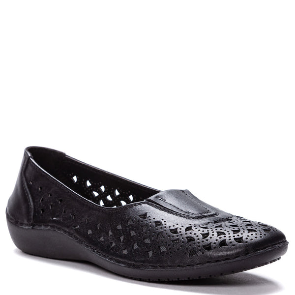 Propet Women's Cabrini Slip-on Flat Shoes Women's Shoes Size 6N