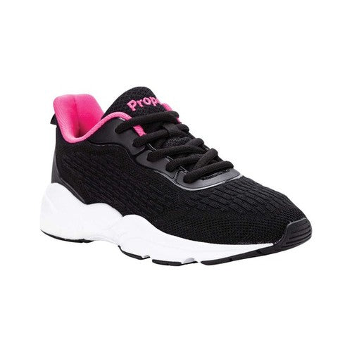 Propet Women's Stability Strive Sneakers - Black, Hot Pink Size 11 W
