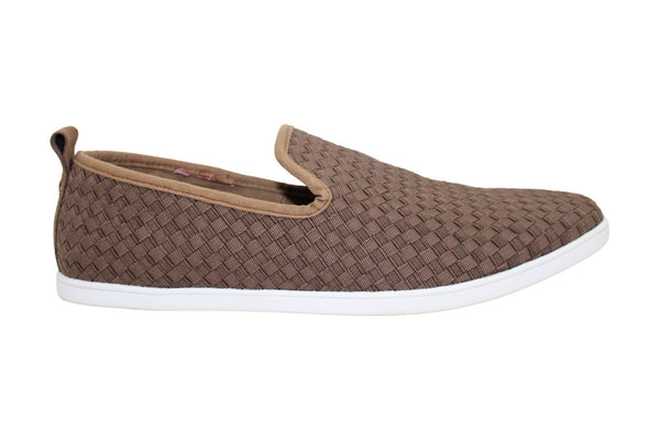 Steve Madden Mens FAWKNER Fabric Square Toe Slip On Shoes Size 9.5