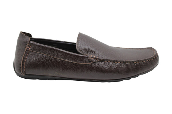 Steve Madden Mens JAFFAR Leather Square Toe Slip On Shoes Size 12