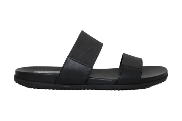 Steve Madden Mens KORAH Leather Slip On Open Toe Slides Size 13