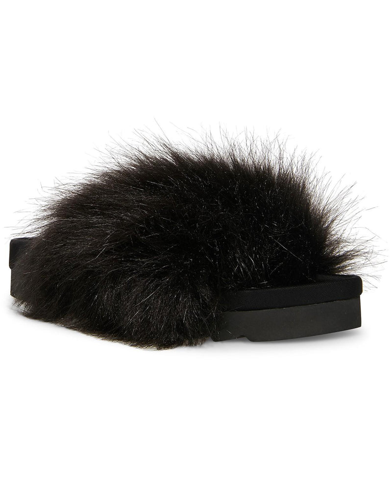 Steve Madden Womens Amari Faux Fur Slippers Size 6 M Pair of Shoes