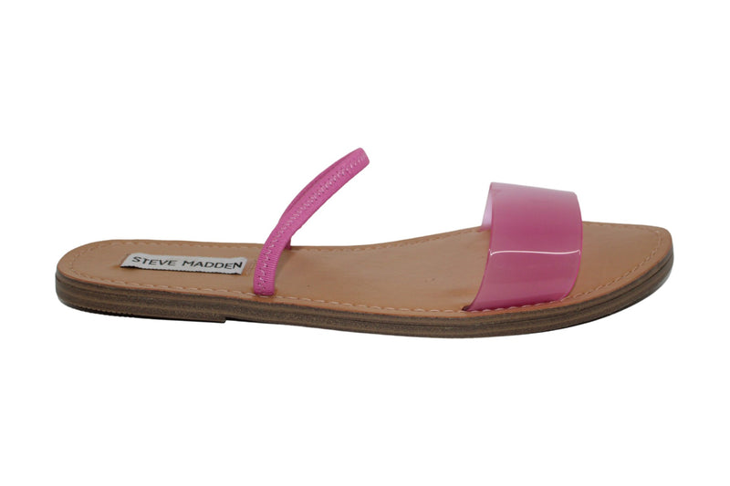 Steve Madden Womens DASHA Open Toe Casual Flat Sandals Size 7.5