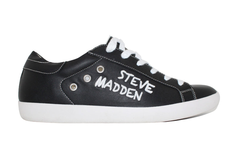 Steve Madden Women Leather Low & Mid Tops Lace Up Sneakers Size 10 Pair of Shoes