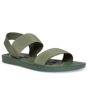 Steve Madden Women's Randie Stretch Sandals Olive Size 7.5M Pair of Shoes