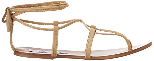 Steve Madden Women's Werkit Gladiator Sandal, Tan Suede, 8.5 M US Size 8.5 B(m) Us