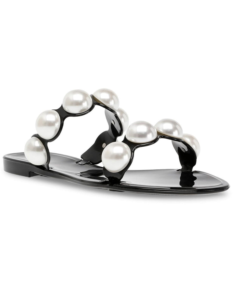 Steve Madden Womens Womens Treats Embellished Jelly Slide Sandals Size 7 M