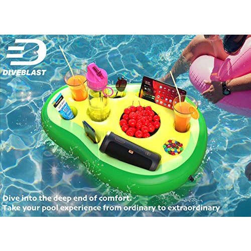 Avocado Floating Drink Holder for Pool, Hot Tub Accessories for Adults