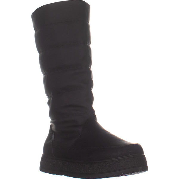 Womens Adrienne Vittadini Piperpuff Zip up Mid Calf Boots, Black Size 6M