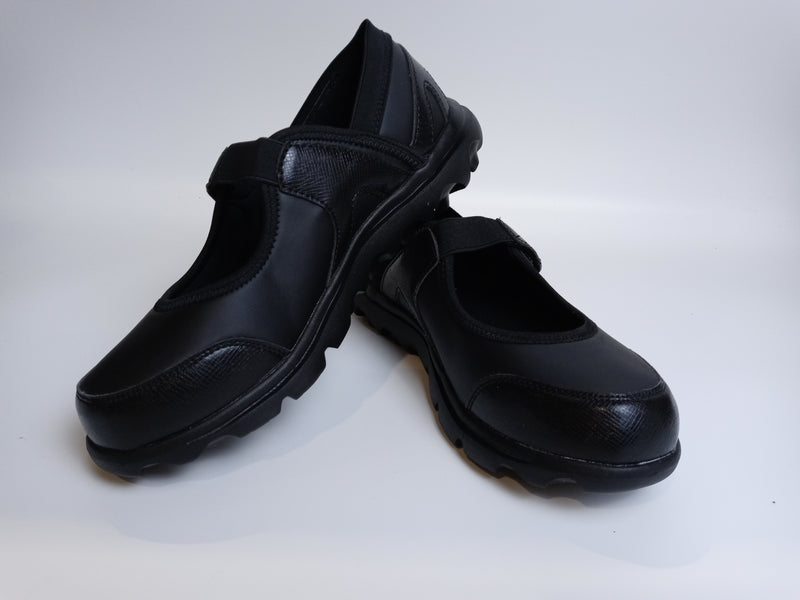 Propet Womens Onalee Mary Jane Flat Black Size 7.5 Wide Pair Of Shoes