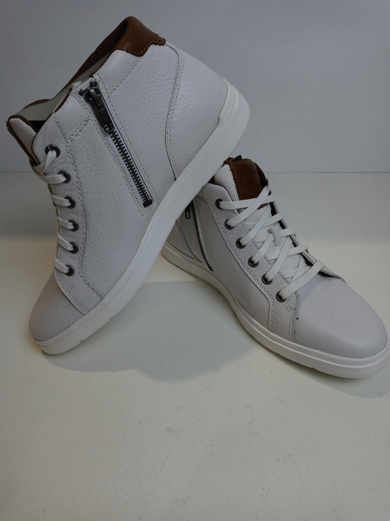 Rockport Men's Total Motion Lite Zip Chukka Boot White Size 8.5 Pair Of Shoes