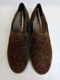 Clarks Womens Camzin Step Loafer Leopard Print Size 7 Wide Pair Of Shoes
