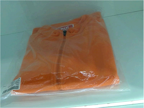 Team Womens Jacket Regular Zipper Casual Jacket Size Medium Orange