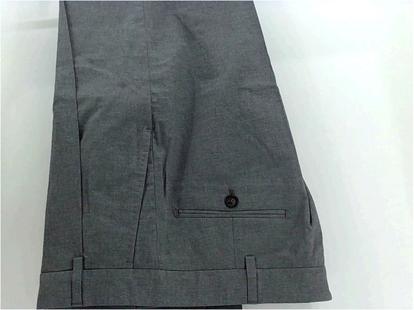 Lafaurie Mens Bergson Pants Regular Zipper Dress Pants Size 38 Light Grey