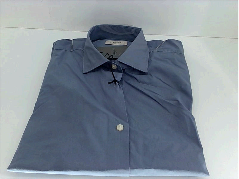 Lafaurie Mens Popeline Shirt Regular Long Sleeve Dress Shirt Medium Light Blue
