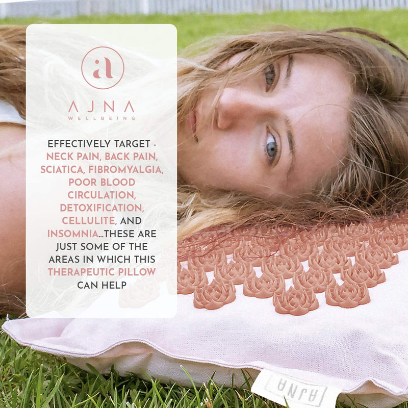 Ajna Acupressure Pillow - Acupuncture Pillow for Neck Pain Relief