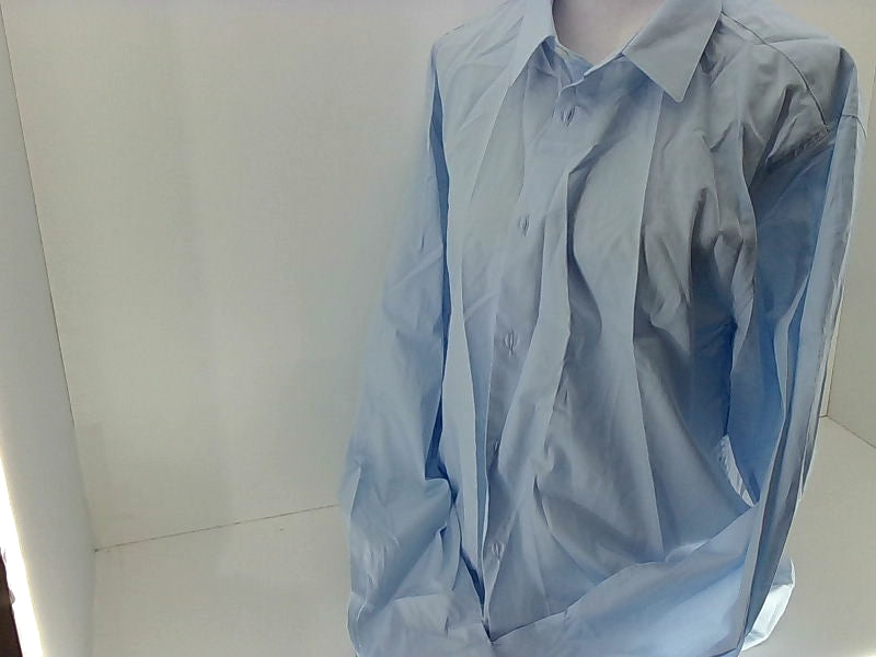 Lafaurie Mens Formal Regular Long Sleeve Dress Shirt Size XLarge Light Blue