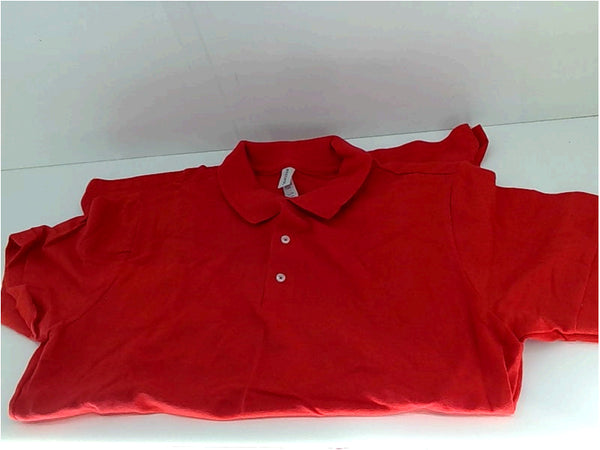 Jerzees Womens Polo Regular Short Sleeve Polo Color Red Size Large Tops