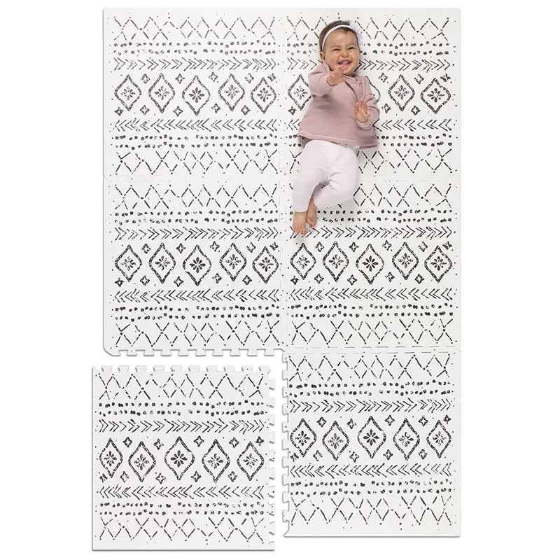 Lillefolk Stylish Baby Play Boho Mat Covers 6 ft x 4 ft