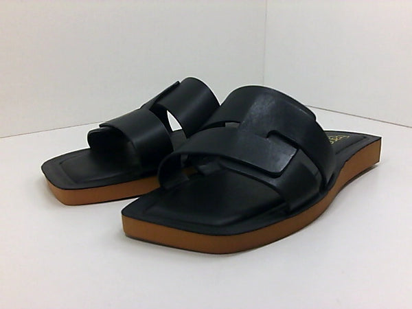 Franco Sarto Womens L-CAPRISLIDE Open Toe Casual Flat Sandals Size 9