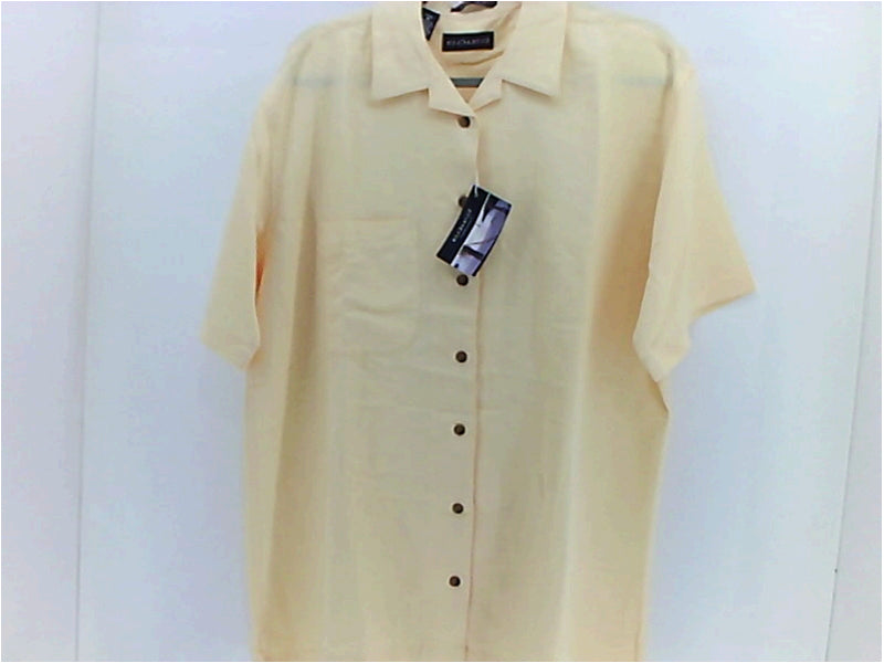 Ultraclub Mens Regular Short Sleeve T-Shirt Size 4XLarge Canary Yellow