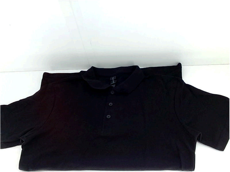 Gildan Womens POLO Regular Short Sleeve Polo Color Black Size Medium