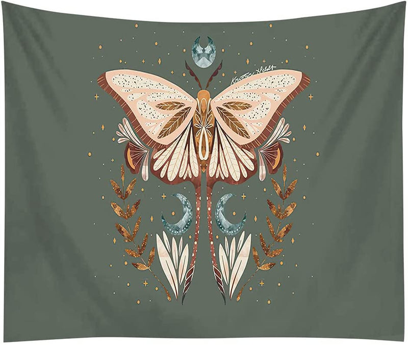 Butterfly Tapestry for Wall Hanging & Bedroom Decoration Unique Aesthetic