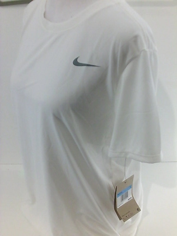 Nike Womens Legend Short Sleeve Crew T-Shirt (as1 Alpha m Regular Regular White) Size Medium