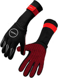 Zone3 Neoprene Swim Gloves Medium Color Black & Red Size Medium