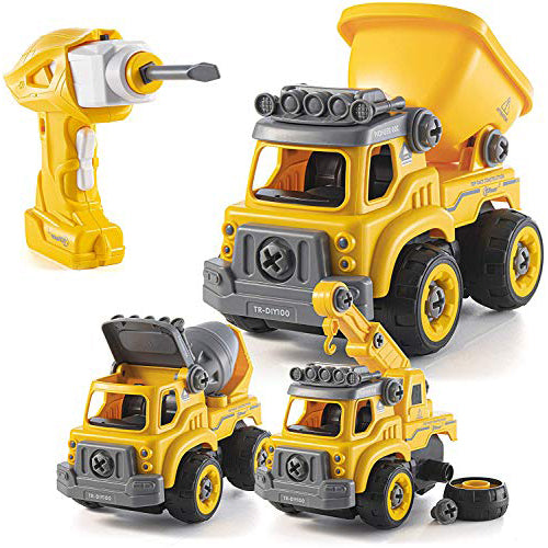 Remote Control Car Stem Toys for Boys & Girls Construction Truck