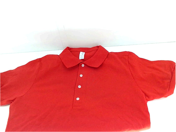 Jerzees Womens Polo Regular Short Sleeve Polo Color Red Size Small Tops
