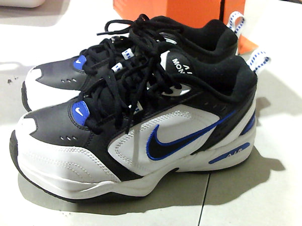 Nike Men's Air Monarch Trainer 6 X Wide Black White Racer Blue Pair of Shoes