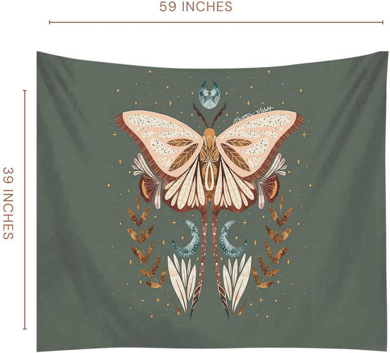 Butterfly Tapestry for Wall Hanging & Bedroom Decoration Unique Aesthetic