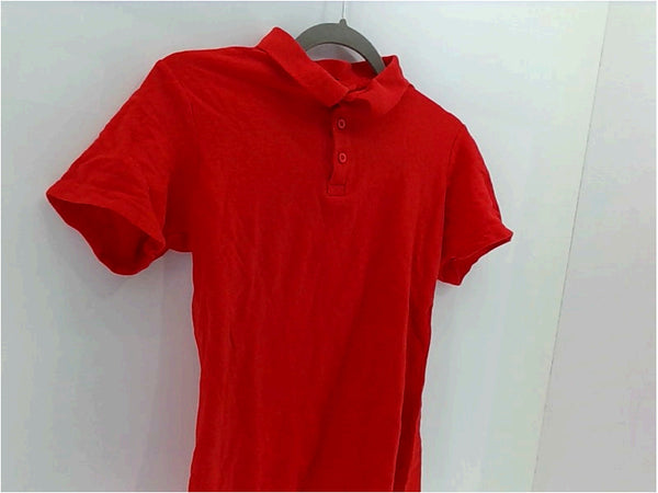 Gildan Womens Polo Regular Short Sleeve Polo Color Red Size Small Tops