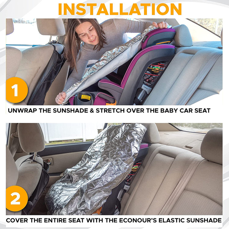 EcoNour Toddler Baby Heat Protector Car Seat & Travel Accessories