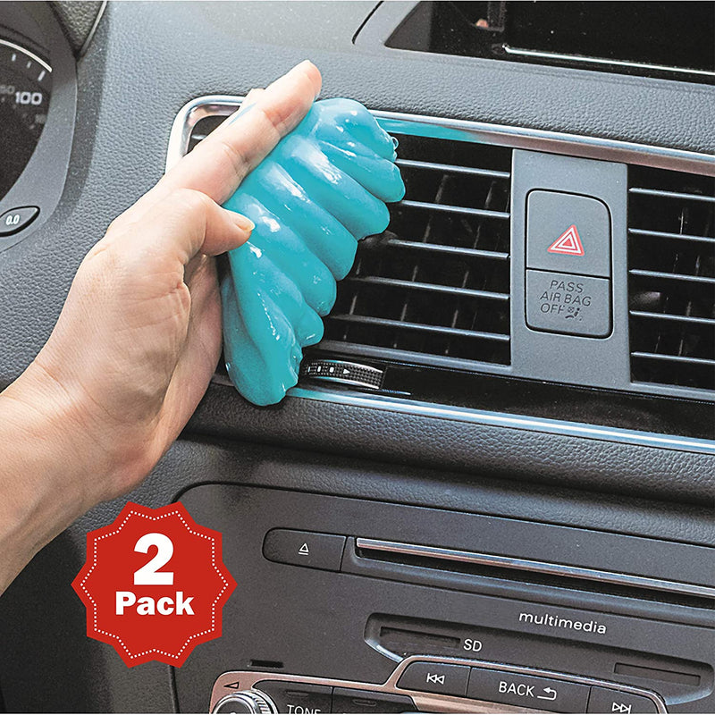 2 Pack EcoNour Car Cleaning Gel Detailing Tools