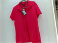 Devon and Jones Womens Regular Short Sleeve Polo Size Large Hot Pink