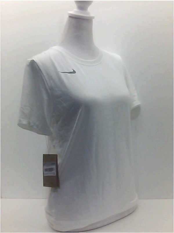 Nike Womens Legend Short Sleeve TEE (White X-Small) Size X-Small