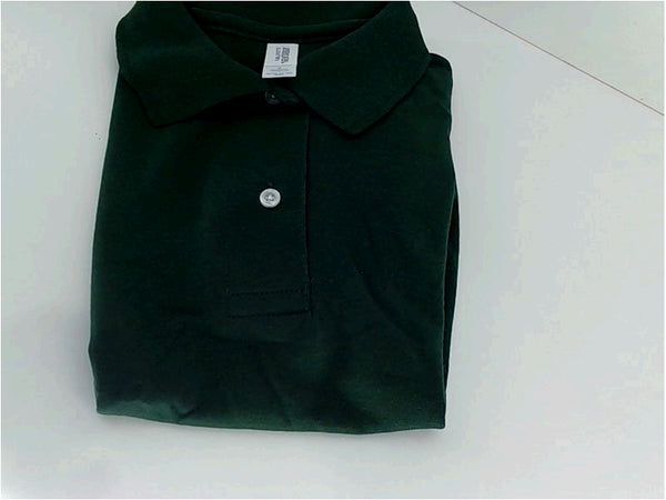 Jerzees Boys Regular Short Sleeve Polo Shirt Color Green Size Small
