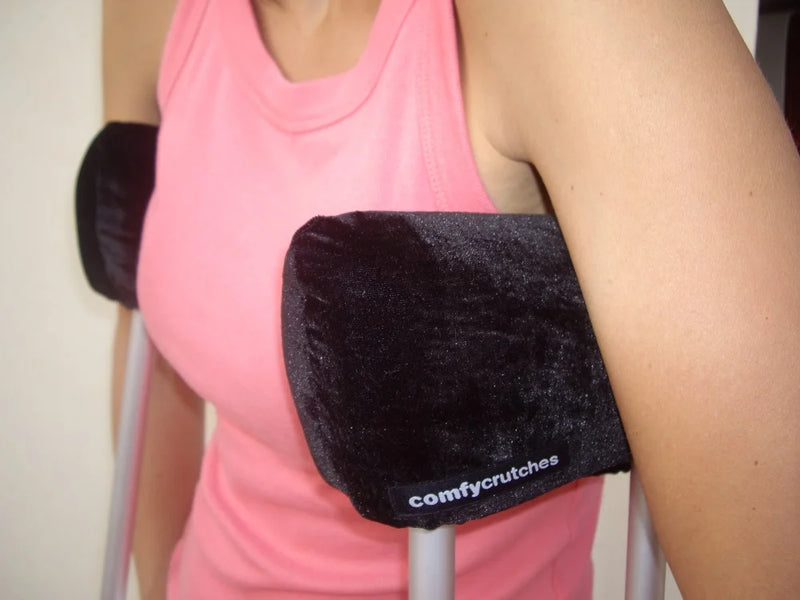 Comfy Crutches Underarm Cushions Black