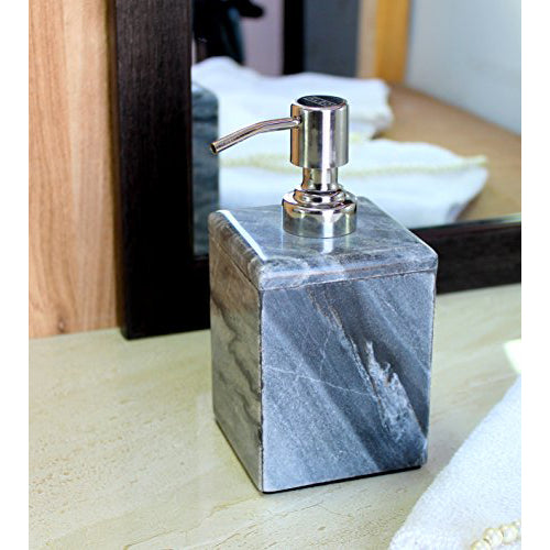KLEO Soap Dispenser Lotion Dispenser Bathroom Accessories Bath Set Grey
